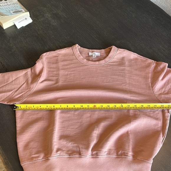 AG Adriano Goldschmied Nova Crewneck Sweatshirt Mauve - Picture 8 of 8